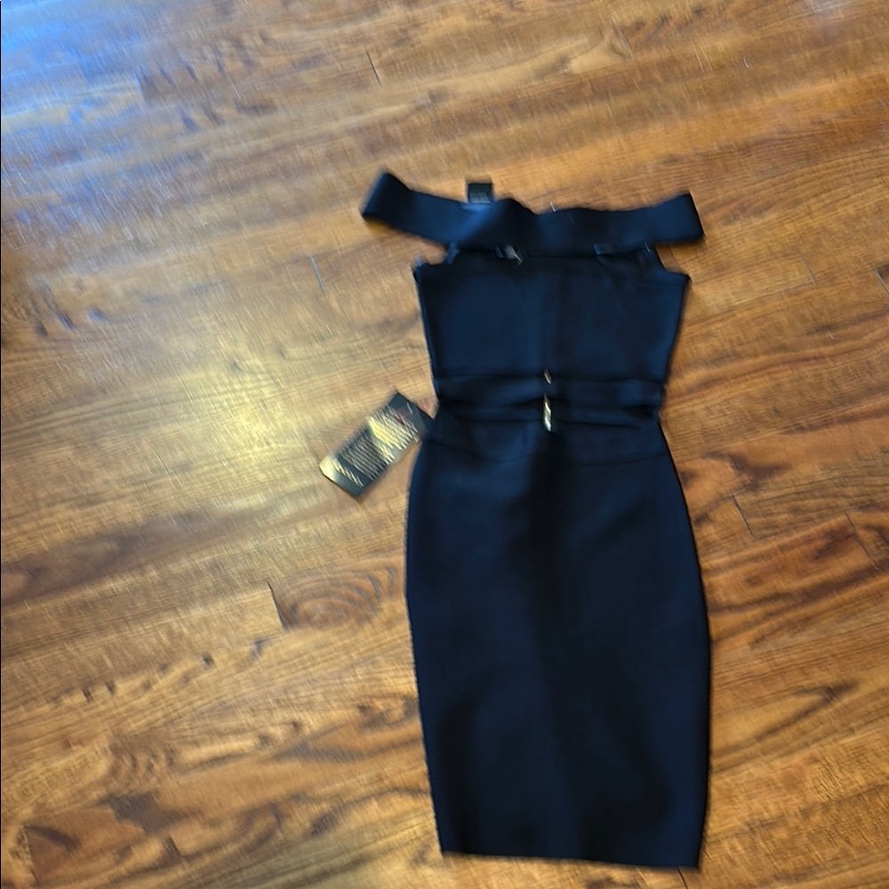 Elegant Black Off-Shoulder Dress